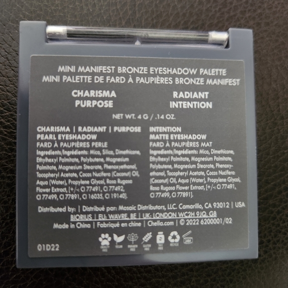 CHELLA MANIFEST BRONZE EYESHADOW PALETTE mini - Picture 4 of 4